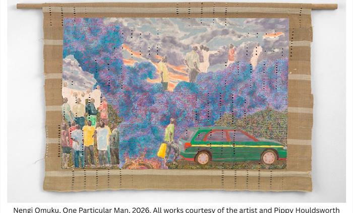Nengi Omuku, One Particular Man, 2026. All works courtesy of the artist and Pippy Houldsworth Gallery, London.
